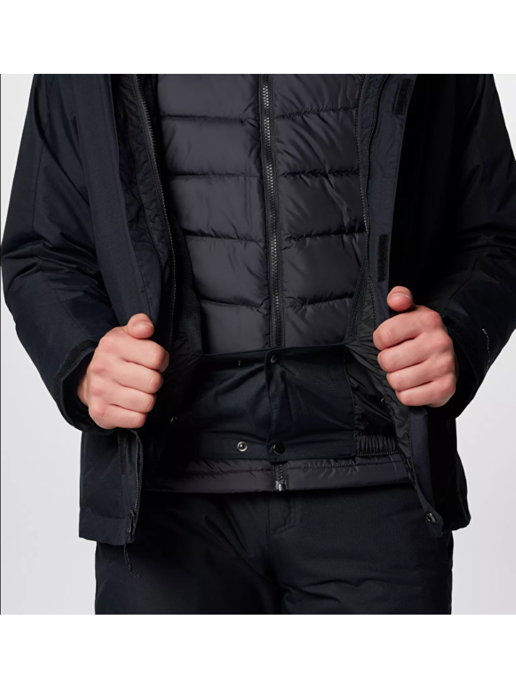 Whirlibird V™ Interchange Jacket Siyah Erkek Outdoor Kayak Mont WM9191-5