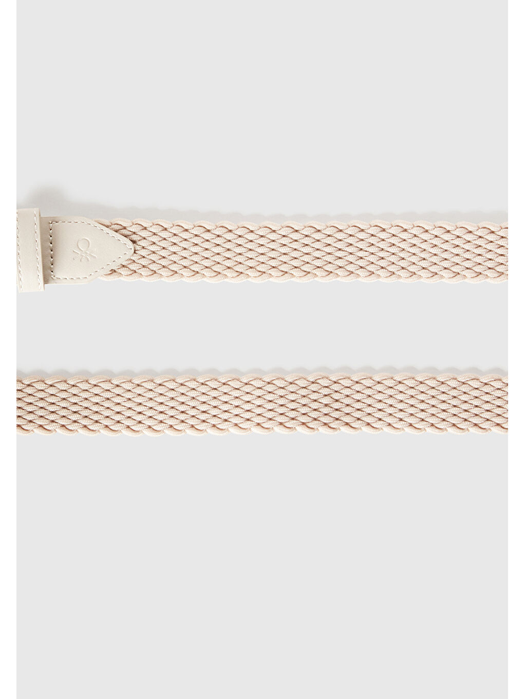 Bej Erkek Taş Rengi Örgü Kemer-1