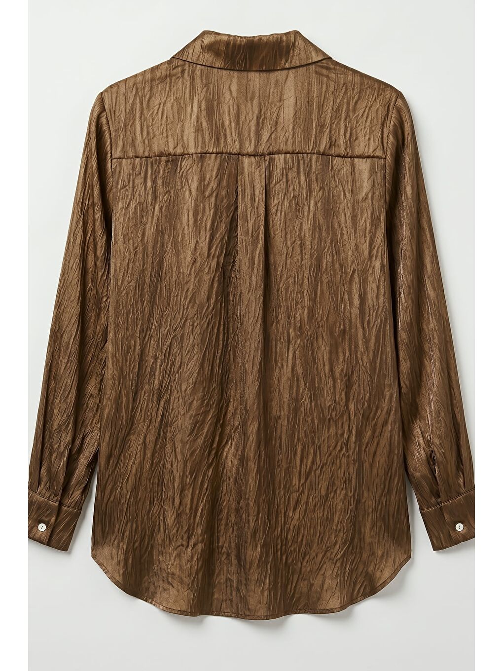 Kahverengi Salaş Gömlek - Kahve-5