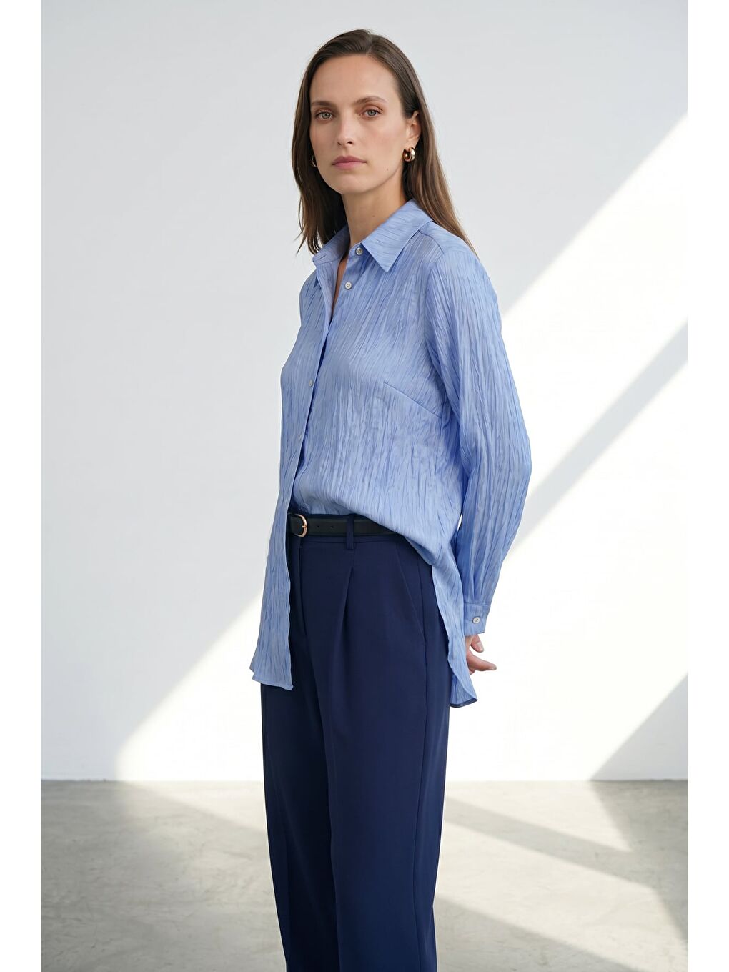 Salaş Gömlek - Mavi-2