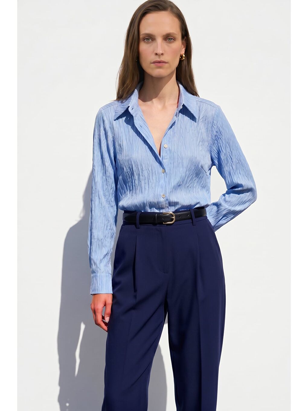 Salaş Gömlek - Mavi-3