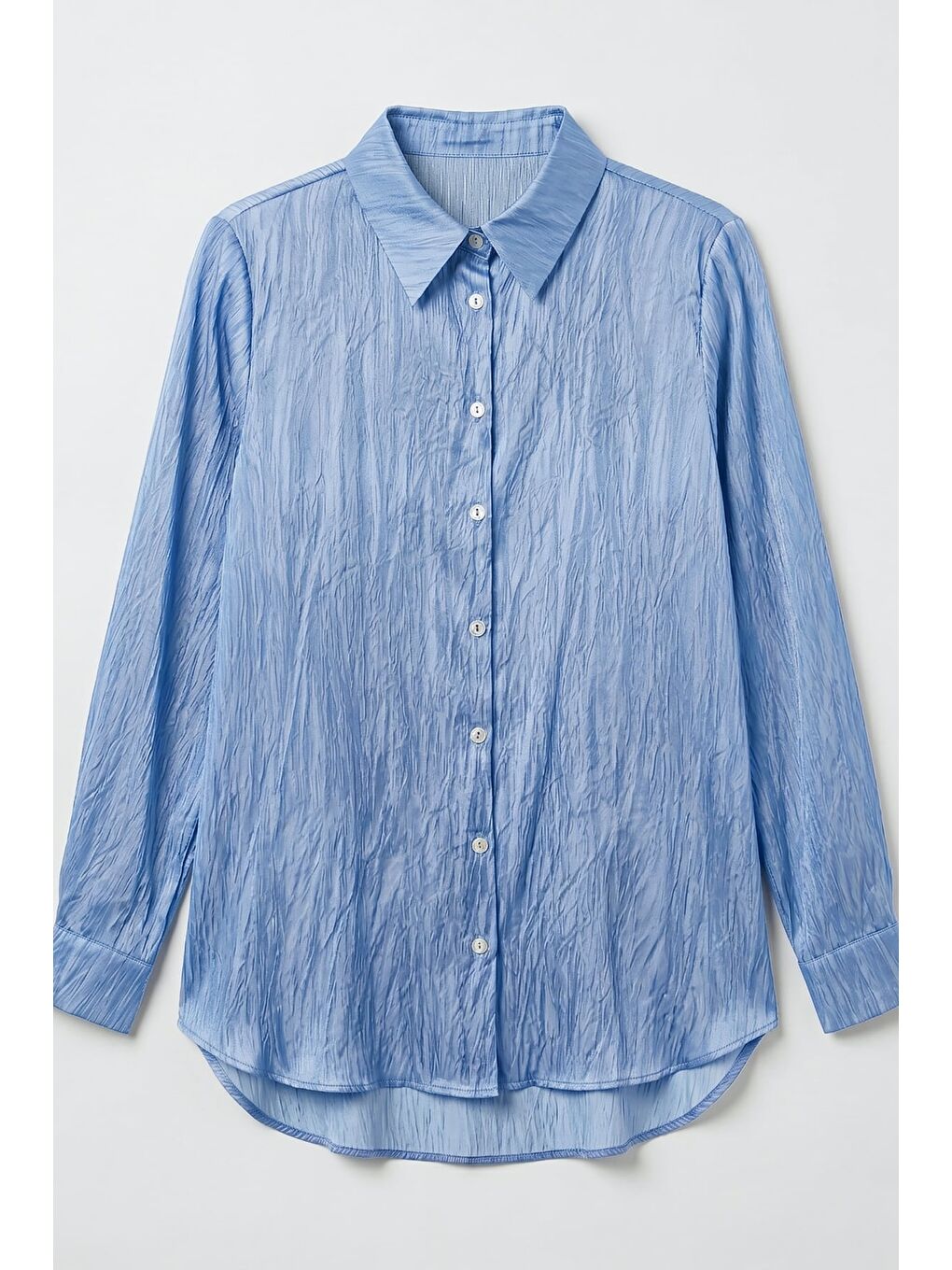 Salaş Gömlek - Mavi-5