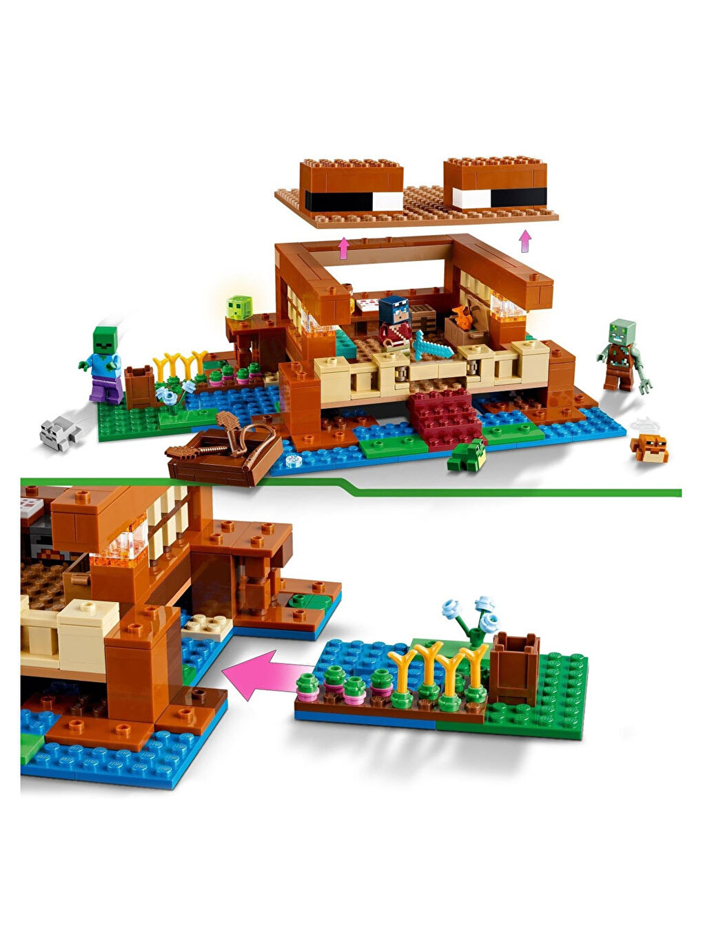 Lego Minecraft Kurbağa Evi 21256 - 6