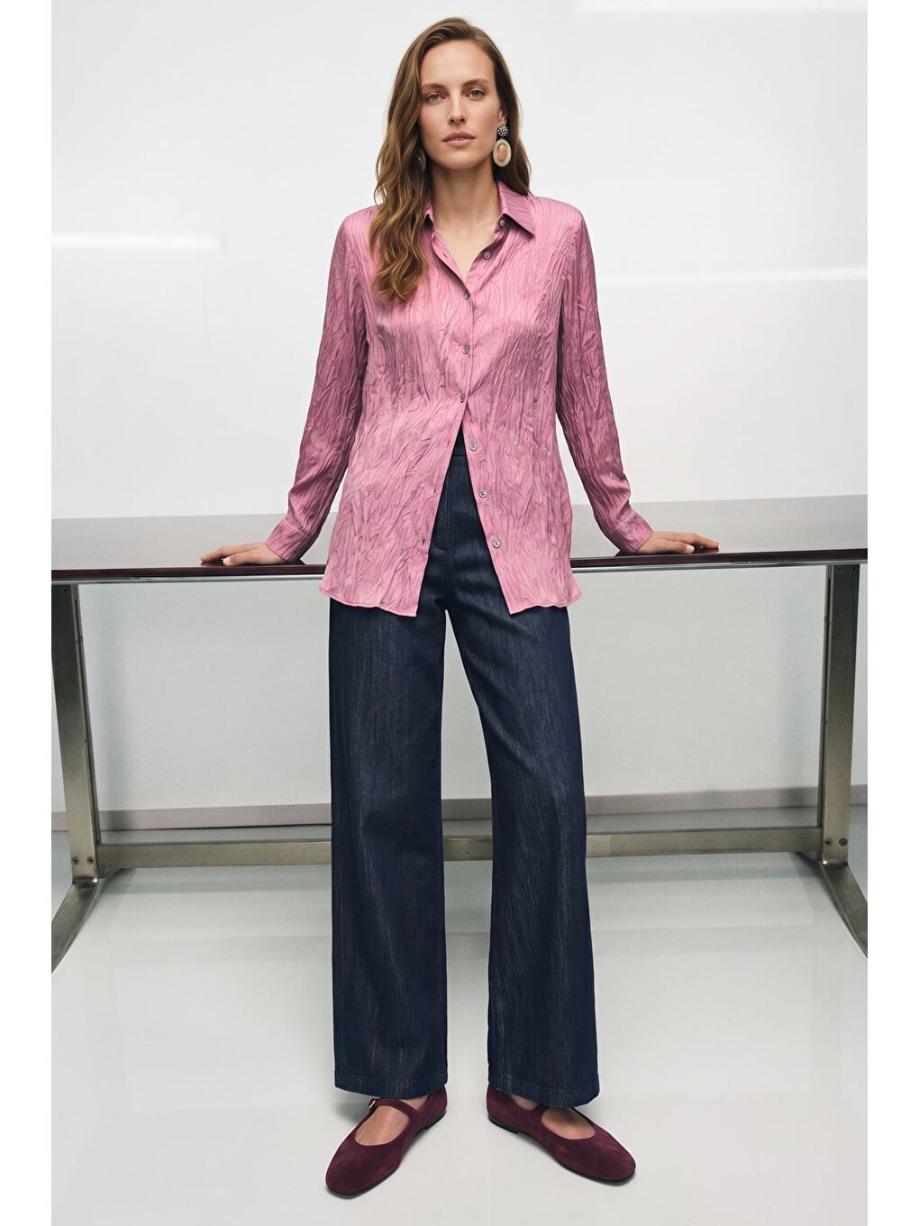 Salaş Gömlek - Pembe-1