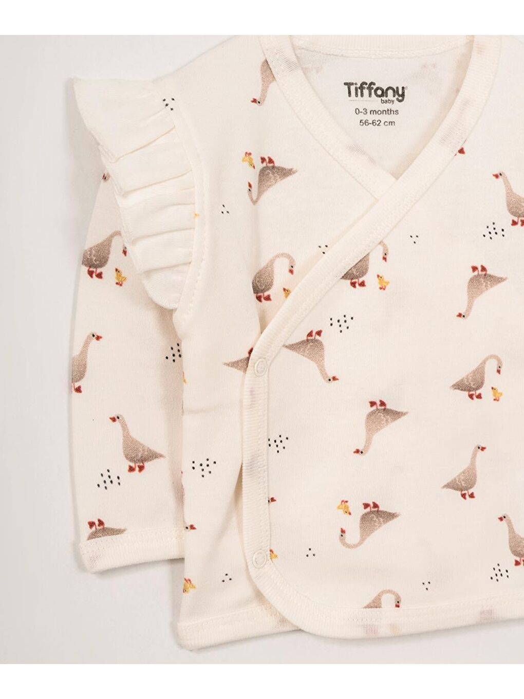 Karışık Happy Duck Tema Kruvaze Badi Set-1