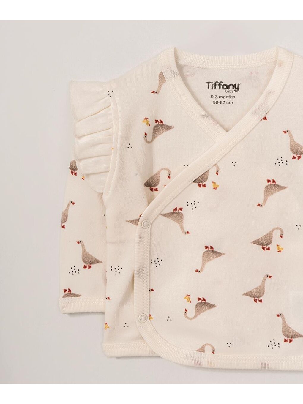 Karışık Happy Duck Tema Kruvaze Badi Set-4