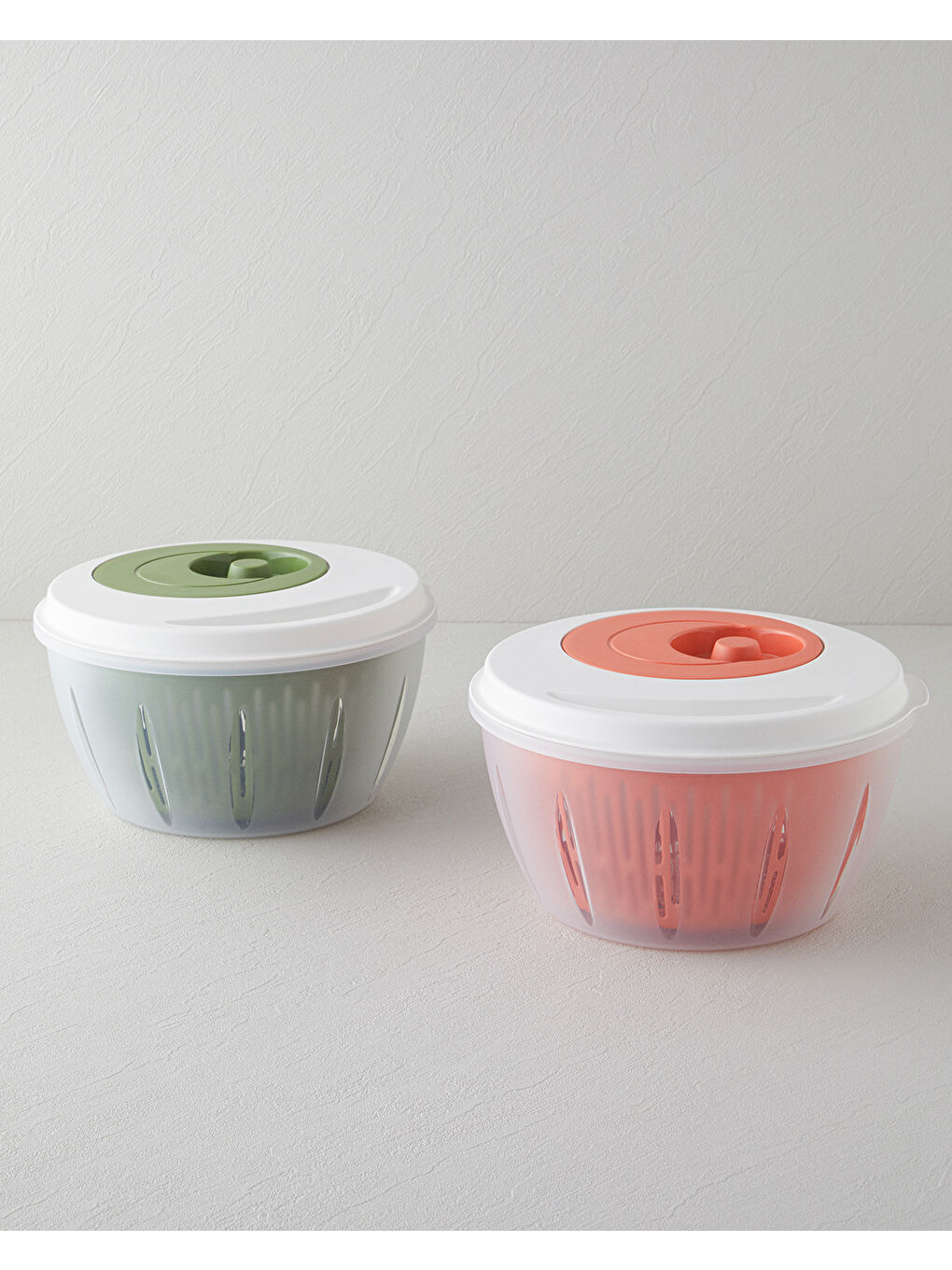 Alexi Plastik Salata Kurutucu Mutfak Gereci 25,6x25,6x14,2 cm Turuncu-4