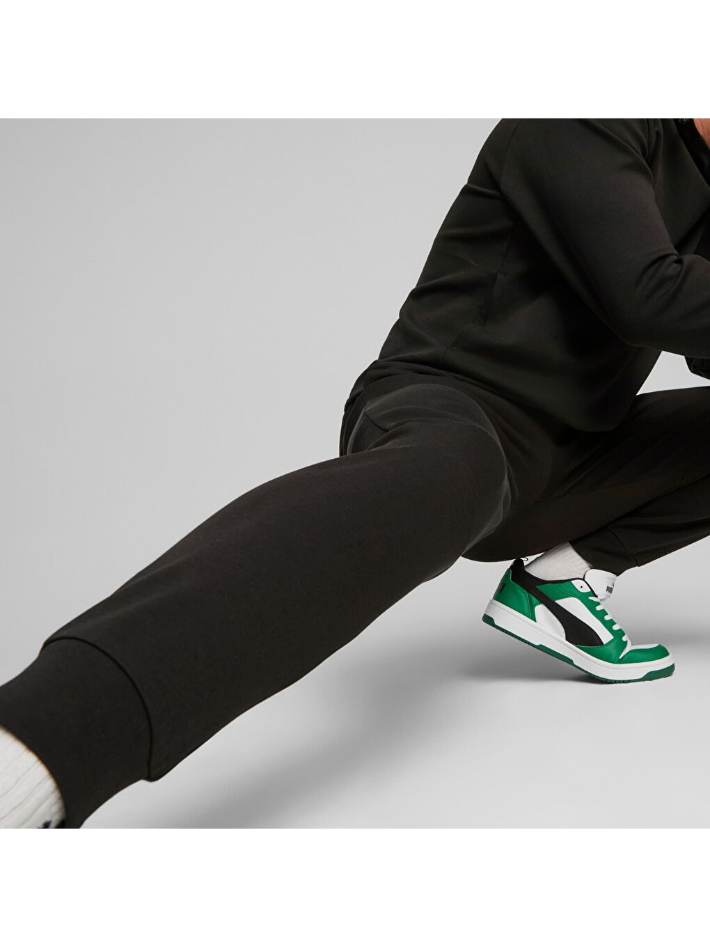 Siyah RAD/CAL Erkek Eşofman Altı-1