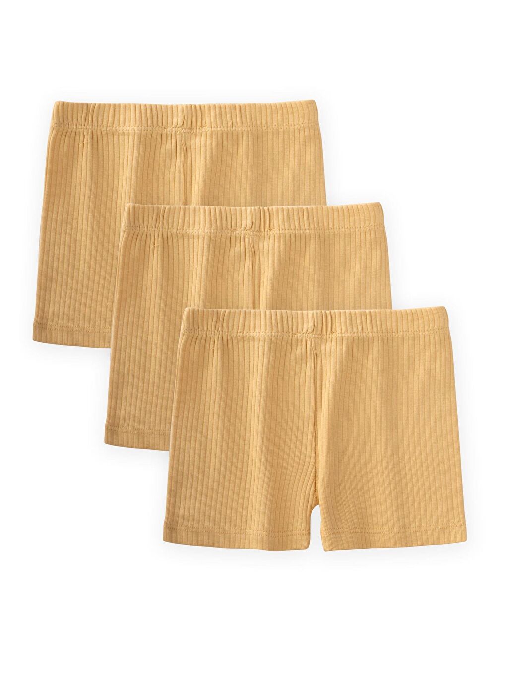 Sarı Kız Çocuk Şort-1