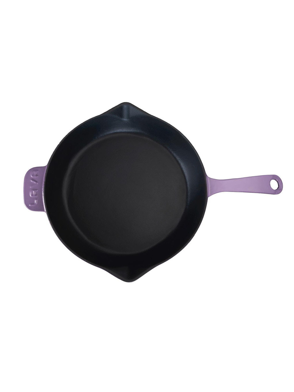 Mor Yuvarlak Kızartma Tavası Döküm Demir Yekpare Saplı 28 Cm-2