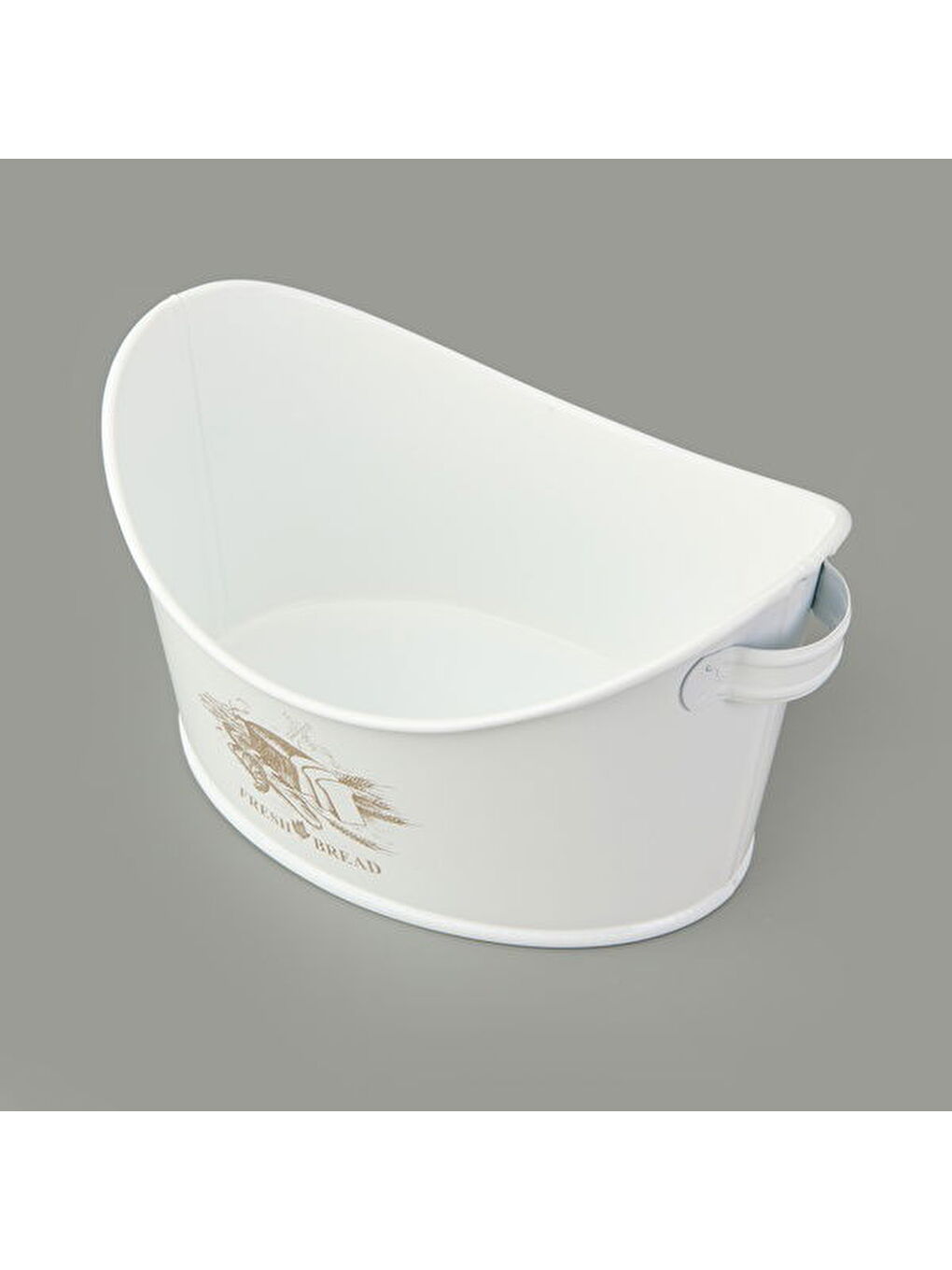 Kayık Ekmeklik - Beyaz - 24x18,5 cm-1