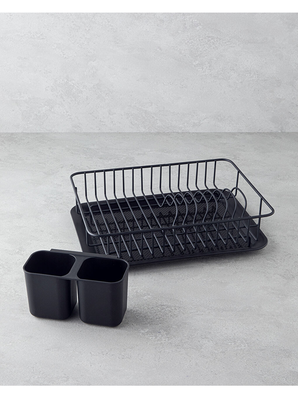 Dolores Metal Bulaşıklık 42x28 cm Siyah-2
