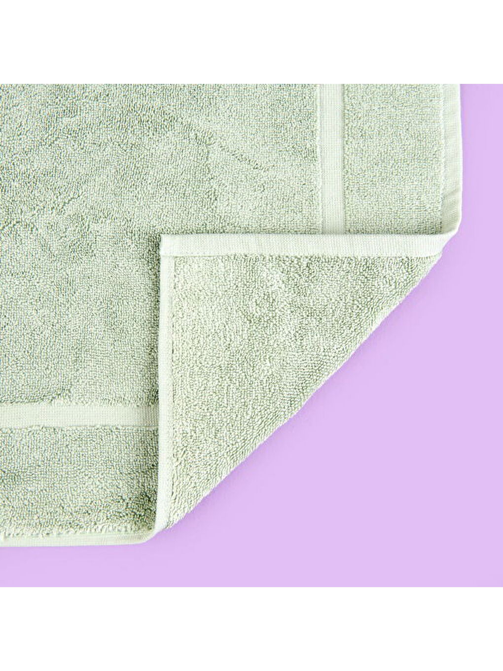 Yeşil Soft Samantha Ayak Havlusu - Mint - 60x60 cm-2