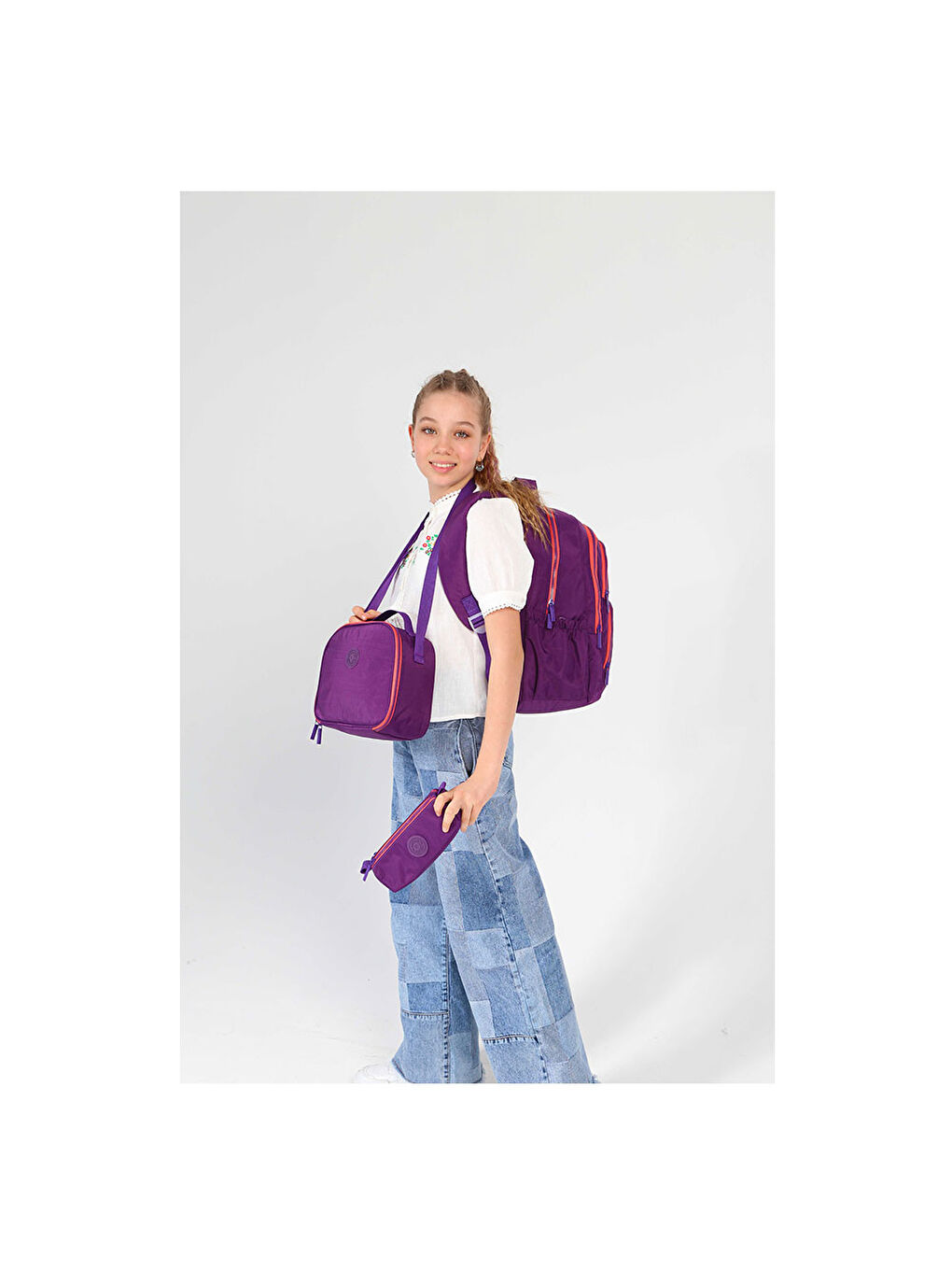 Crazy Sırt Çantası Purple K1678-3