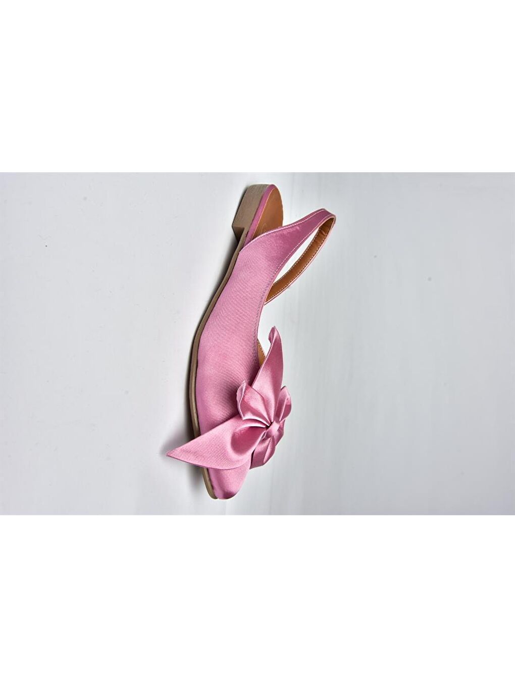 Fox Shoes Pembe Gül Kurusu Kumaş Kadın Babet H726809004 - 5