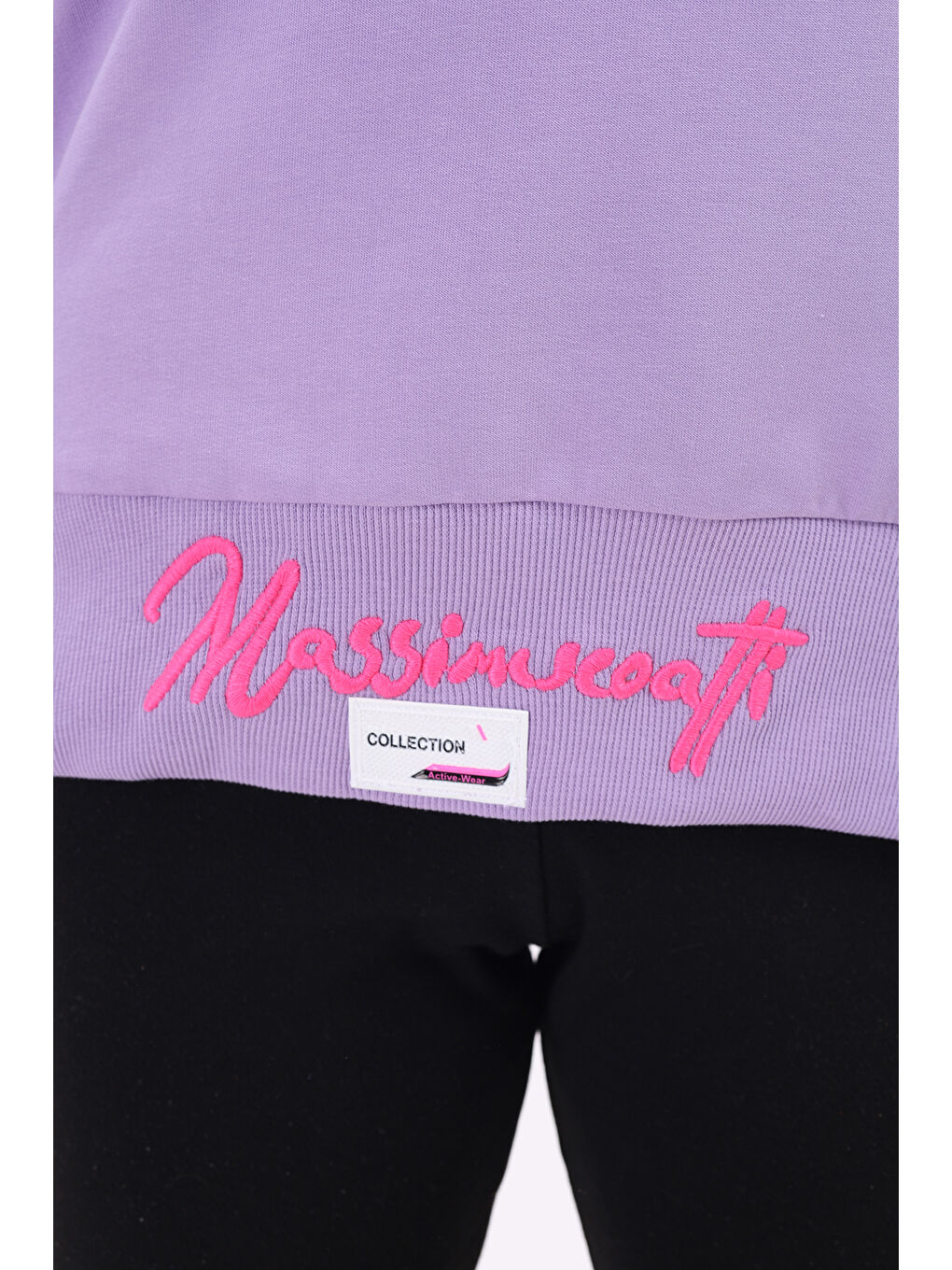 Lila Kız Çocuk Nakışlı Sweatshirt-3