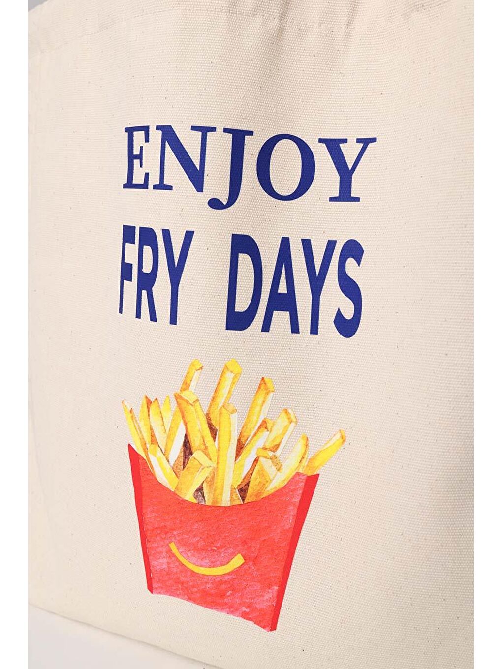 Kırmızı-Lacivert-Baskılı Bez Çanta-3