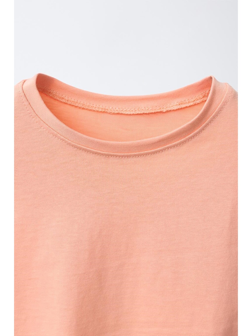 Karışık Kız Çocuk Pamuklu Pastel Basic T-shirt 3'lü Set-3