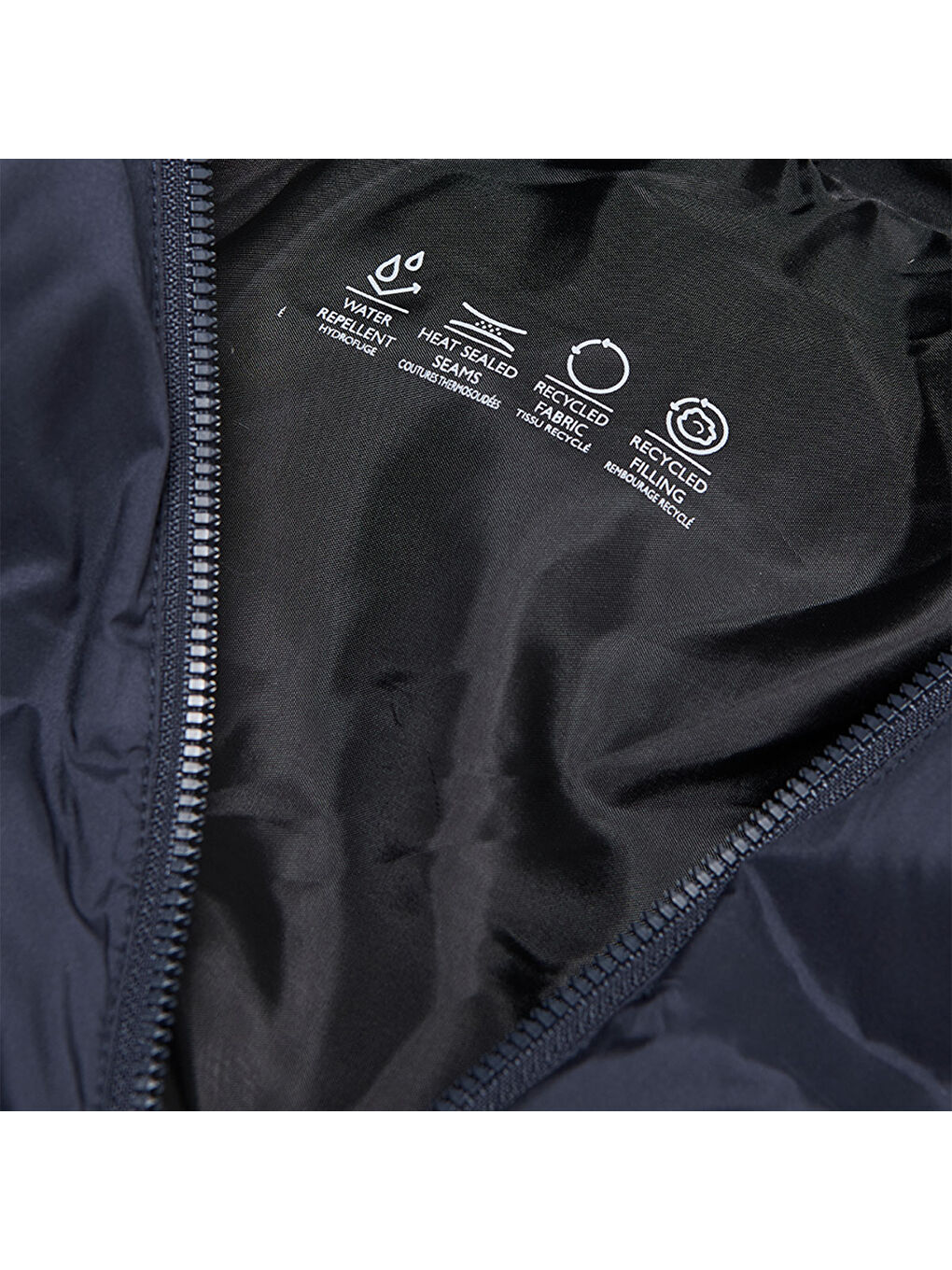 Union Seamless Life Puffer Erkek Lacivert Kapüşonlu Şişme Mont-4