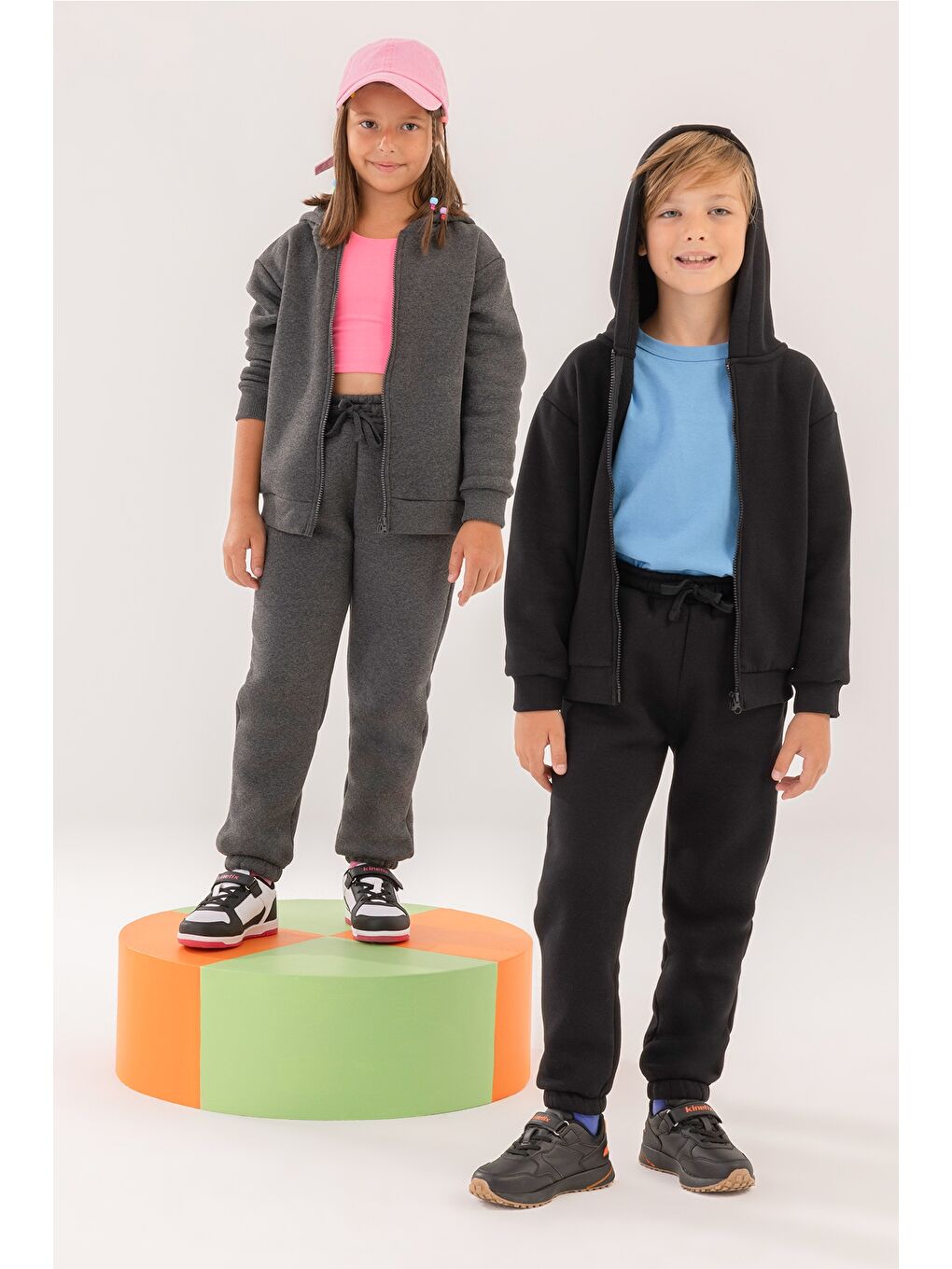 KU BASIC 22KDS06 4PR Siyah Erkek Çocuk Eşofman Altı-5