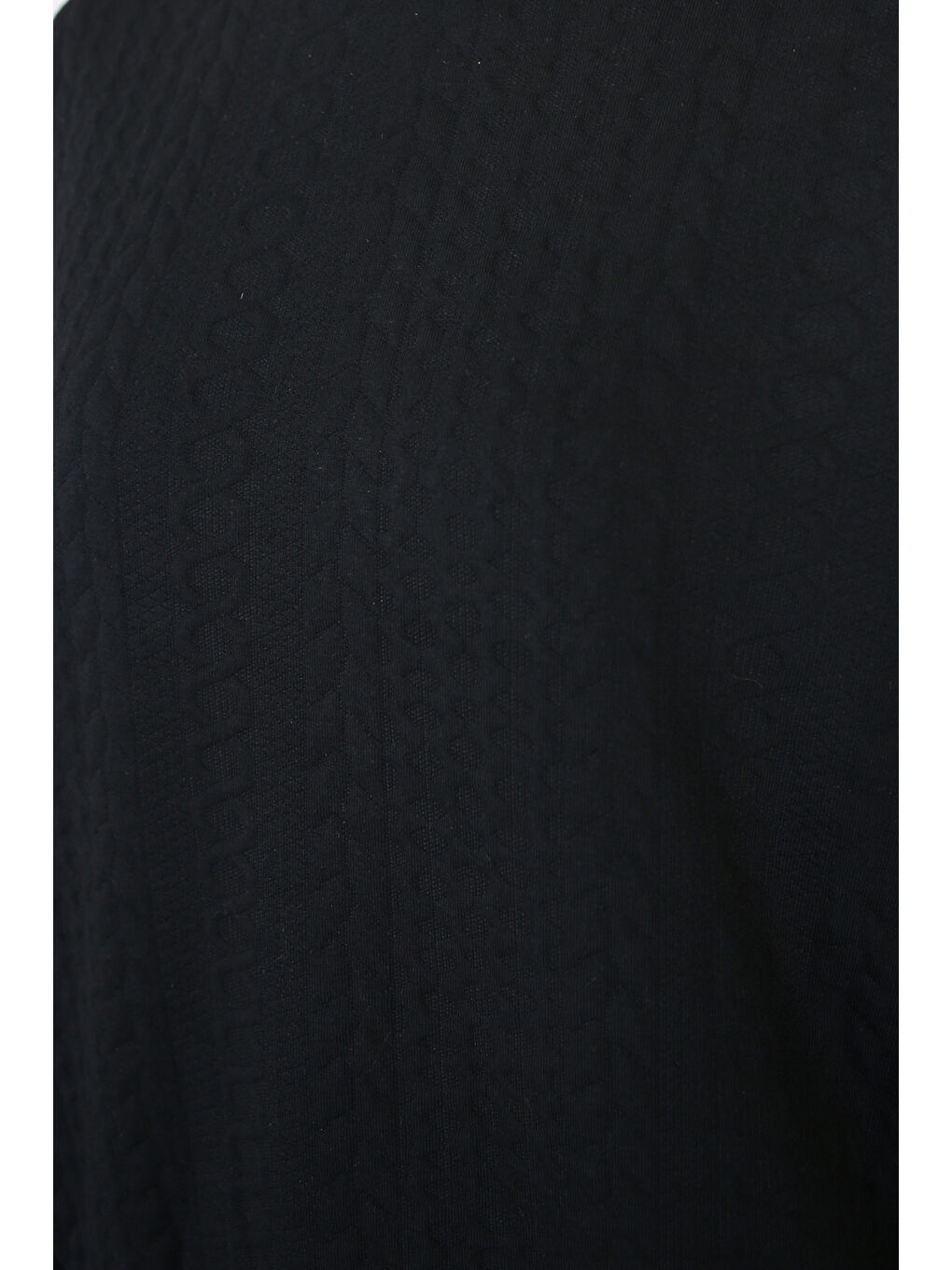 Siyah Oversize Fit Bisiklet Yaka Sweat 25K0141K1-4