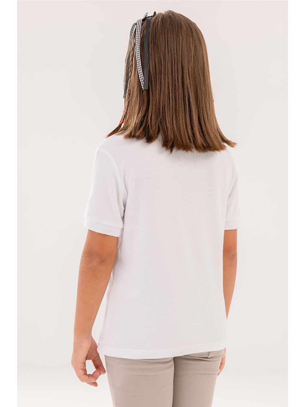 KU BASIC 11KDS03 4PR Beyaz Çocuk Kısa Kol T-Shirt-3