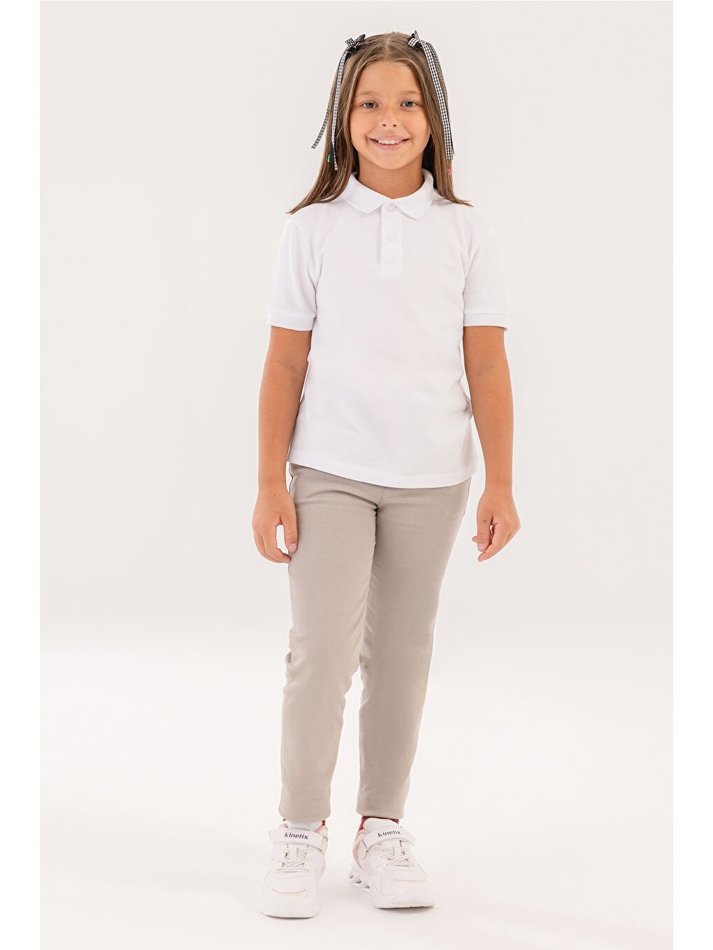 KU BASIC 11KDS03 4PR Beyaz Çocuk Kısa Kol T-Shirt-4