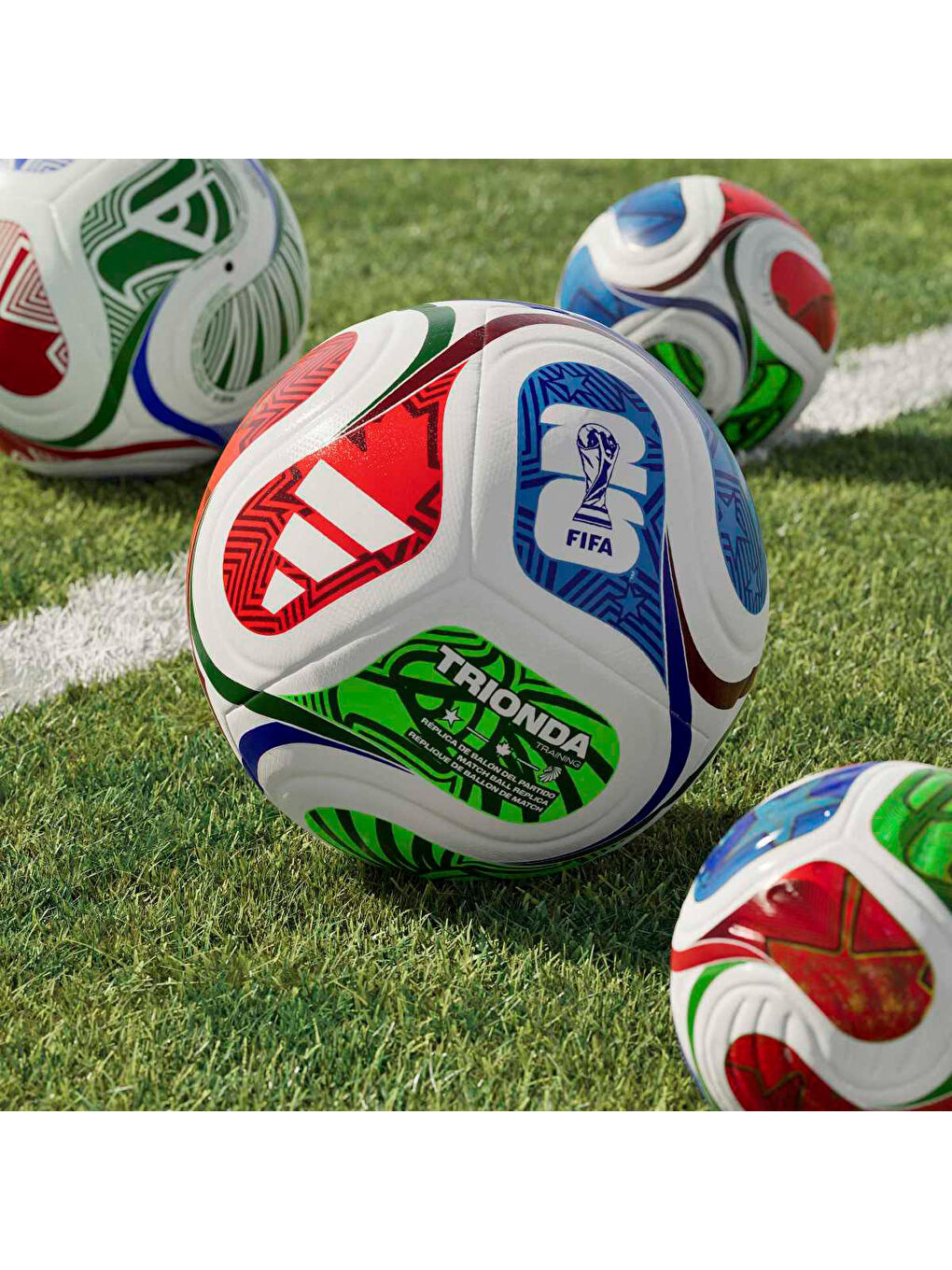 Karışık FIFA World Cup 26™ Training Futbol Topu-3