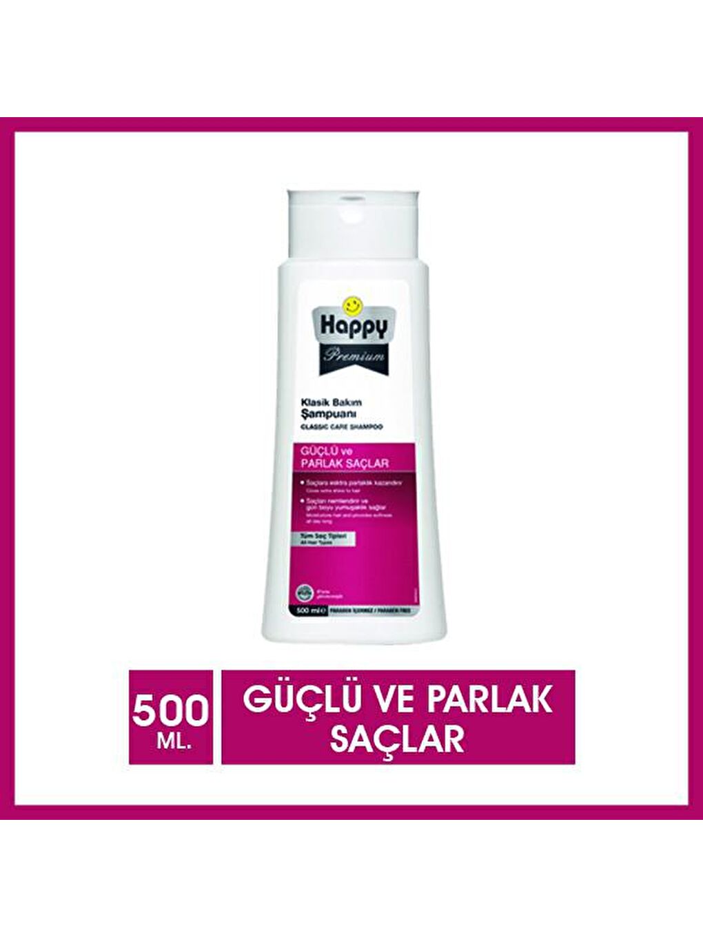 Elidor Şeffaf Premium Güçlü ve Parlak Saçlar Klasik Bakım Şampuanı 500 ml