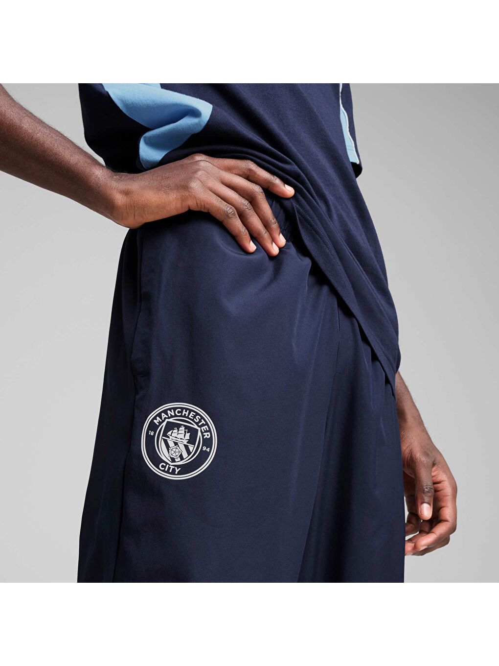 Lacivert Manchester CITY ftblARCHIVE Erkek Eşofman Altı-1