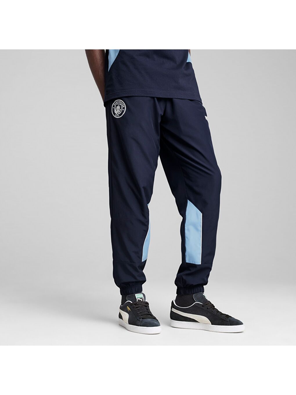 Lacivert Manchester CITY ftblARCHIVE Erkek Eşofman Altı-6