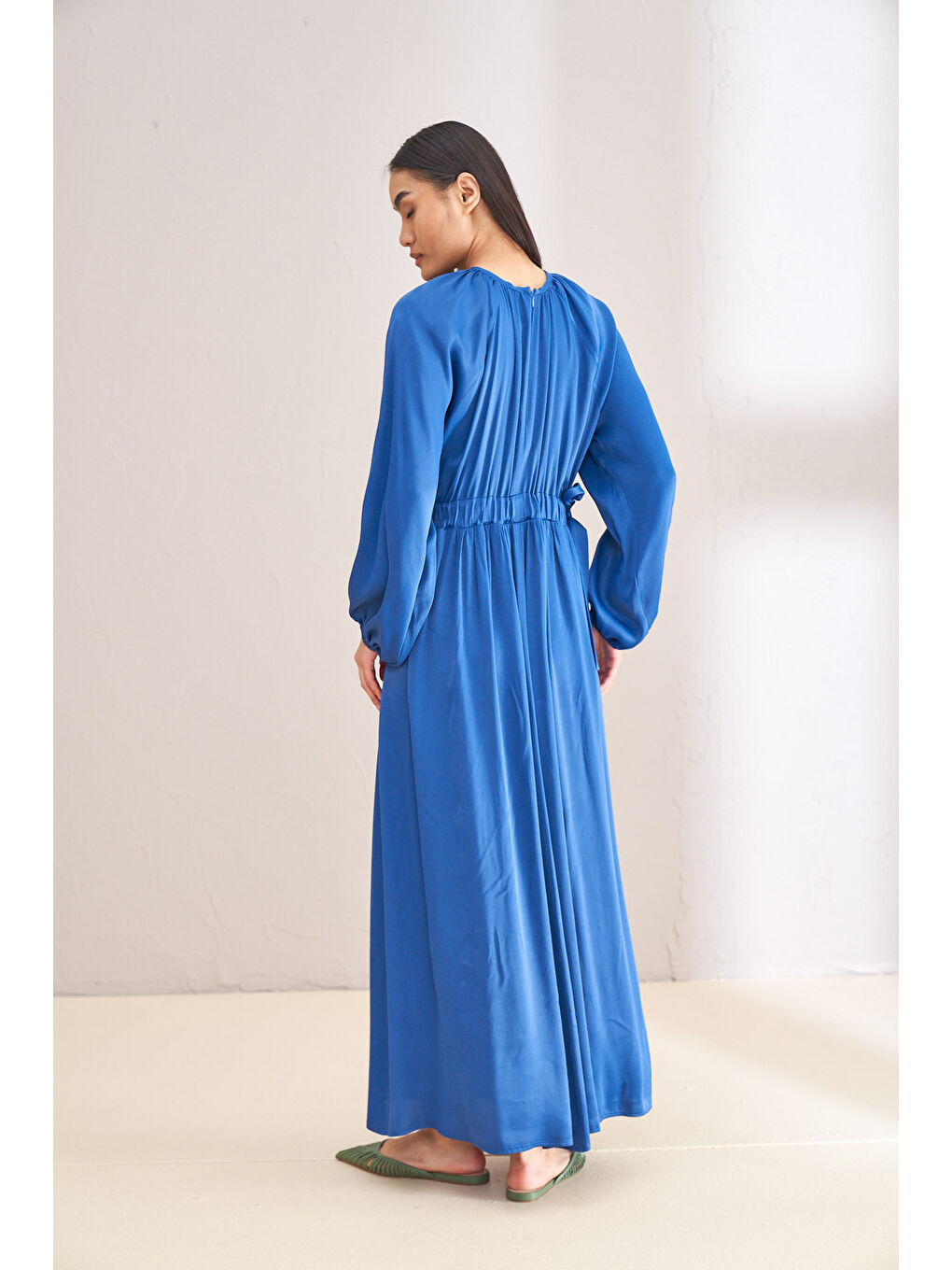 Mavi STEALLA LACİVERT ELBİSE 2144-1