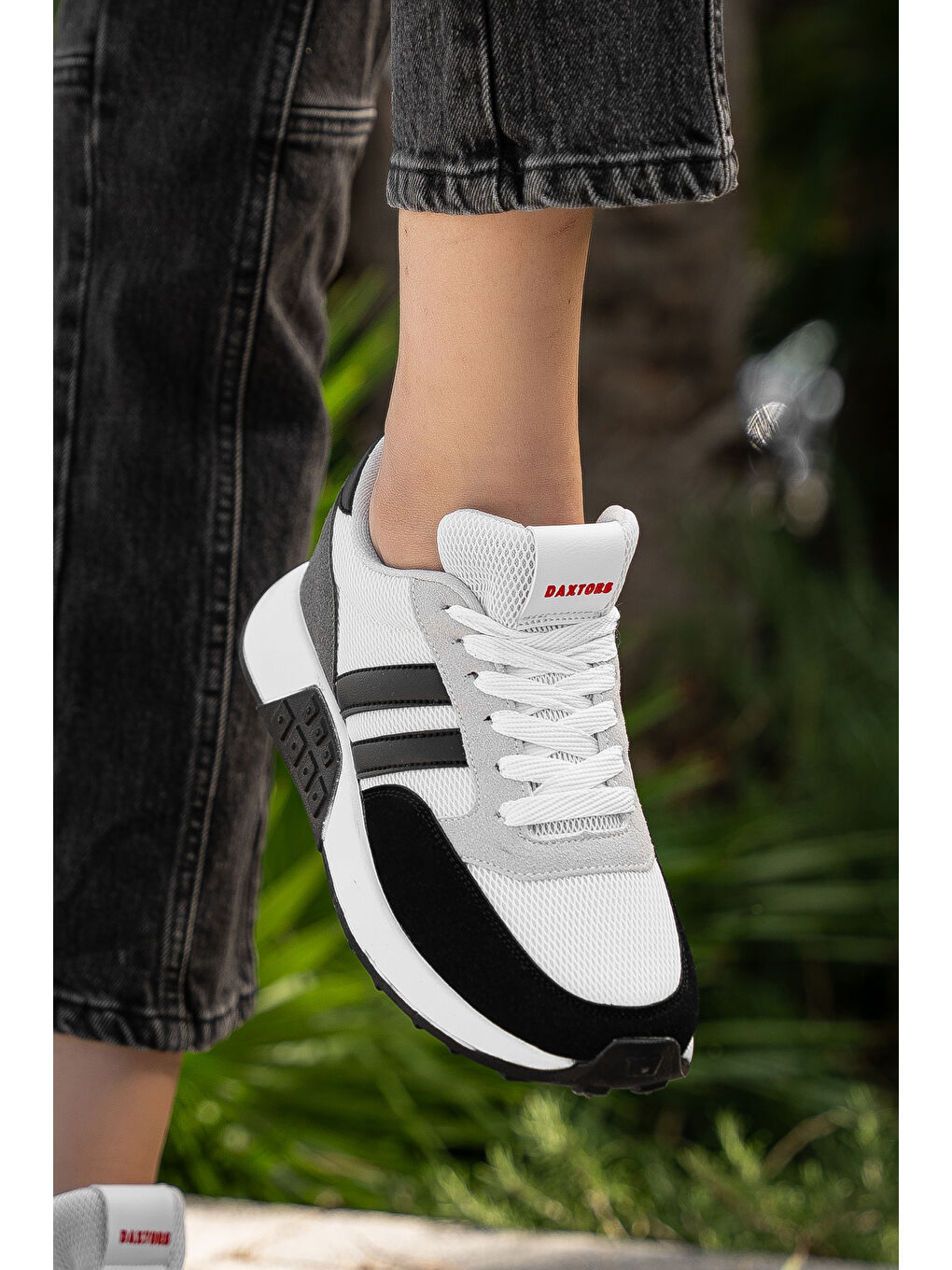 Gri Günlük Ortopedik Kadın Sneaker Spor Ayakkabı-2