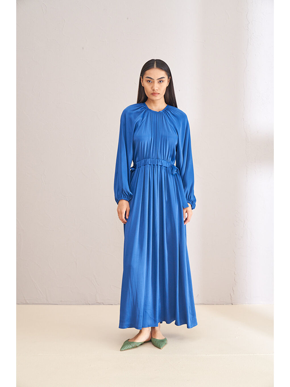 Mavi STEALLA LACİVERT ELBİSE 2144-4