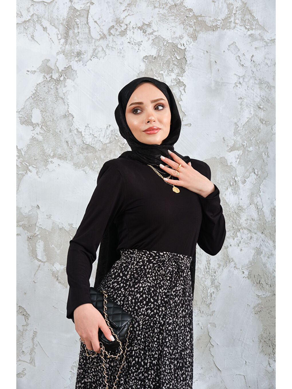 Kadın Uzun Kol Body Siyah-1