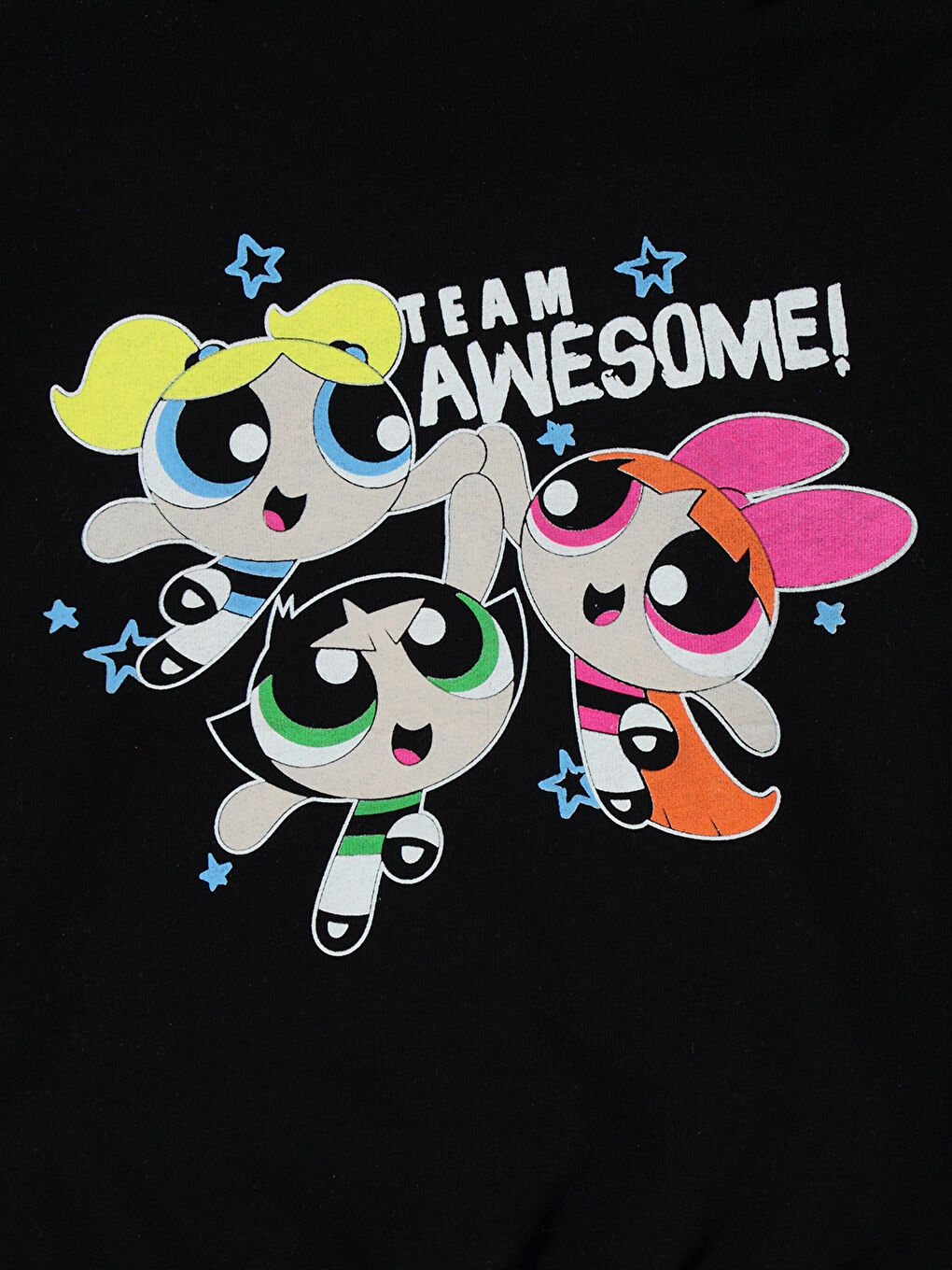 Civil Powerpuff Girls Kız Çocuk Sweatshirt 2-5 Yaş Siyah - 2