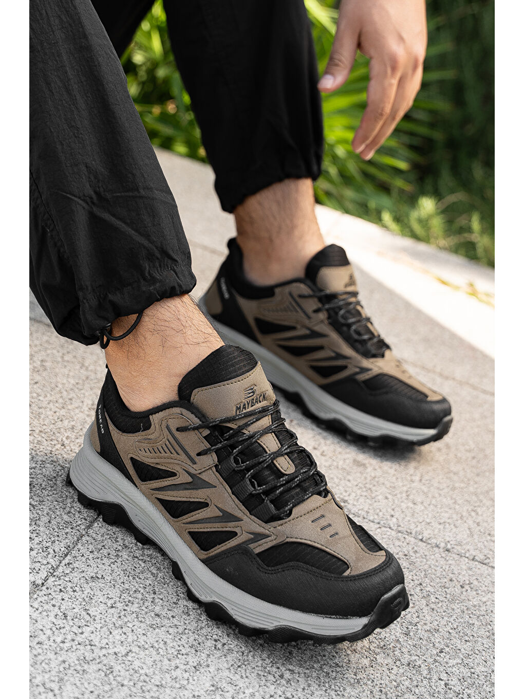 Sarı D0138 Kısa Su Geçirmez Unisex Outdoor Trekking Ayakkabı-2