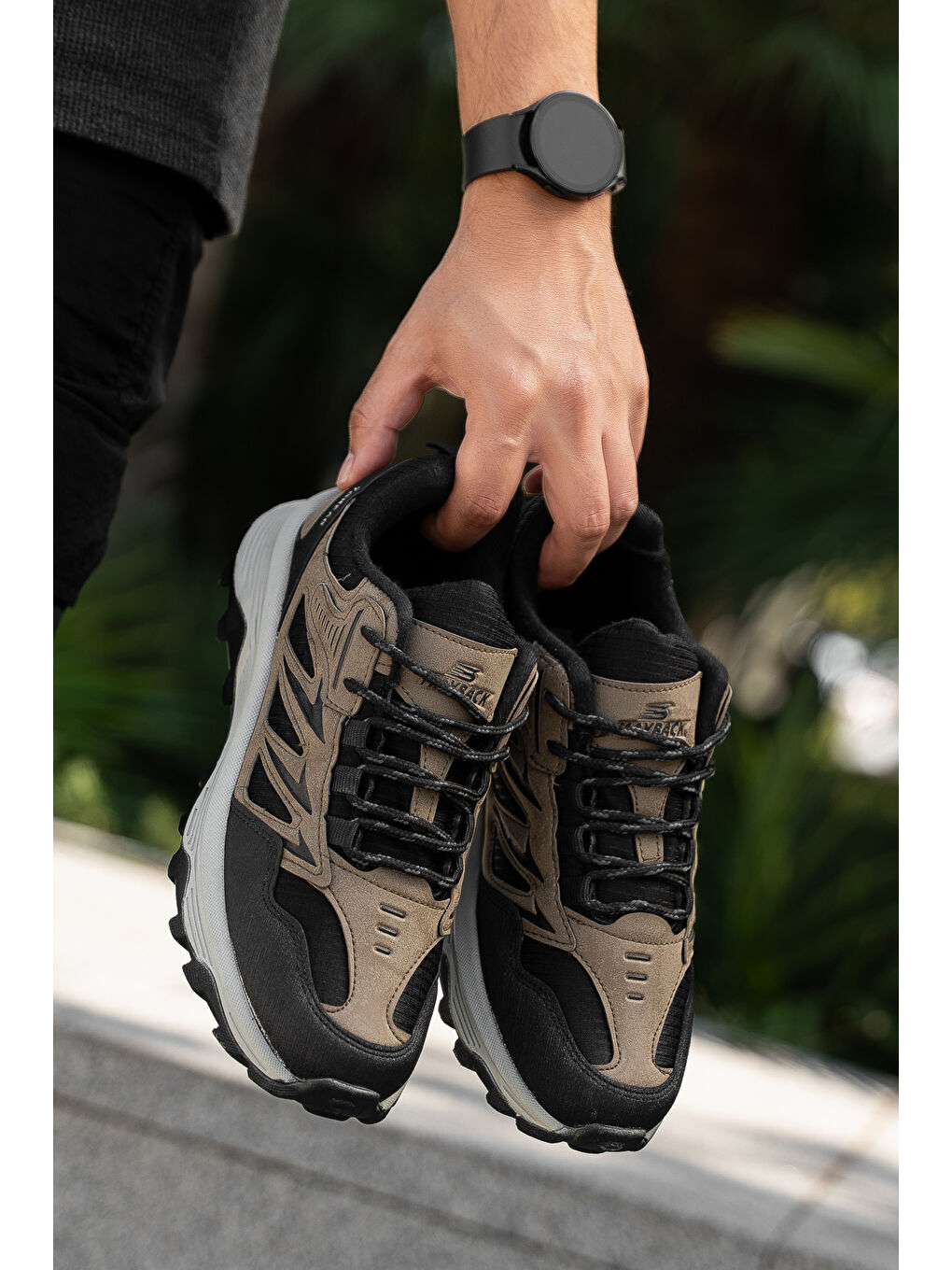 Sarı D0138 Kısa Su Geçirmez Unisex Outdoor Trekking Ayakkabı-3