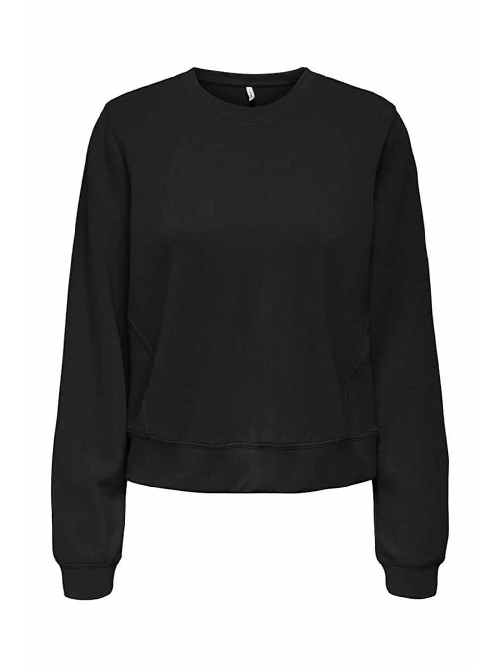 Siyah Onlmaya Pamuklu Regular Fit Bisiklet Yaka Sweat 15361163