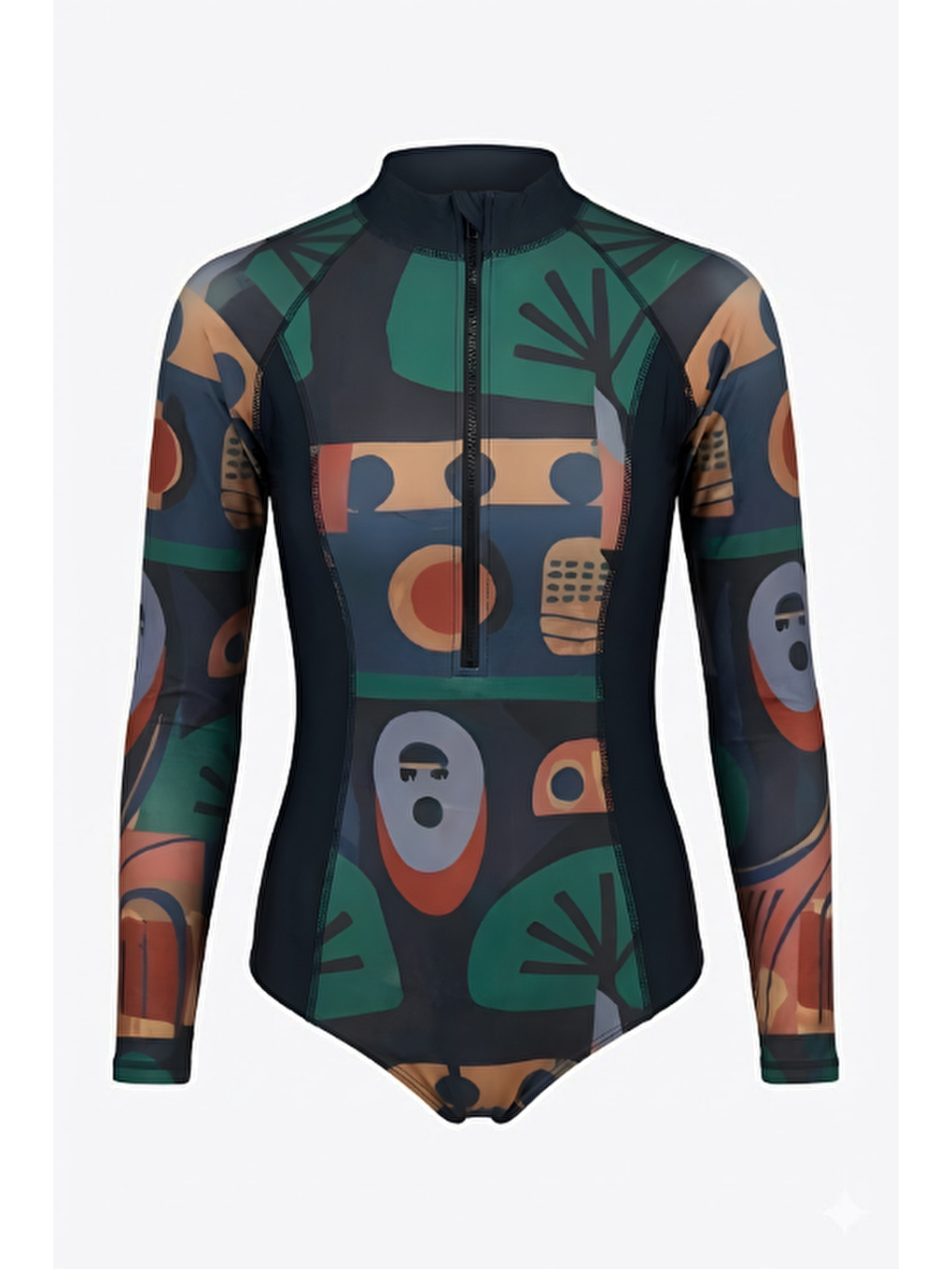 Yüzücü Mayo Tayt Etek 3lü Oyun Mayo Siyah-8