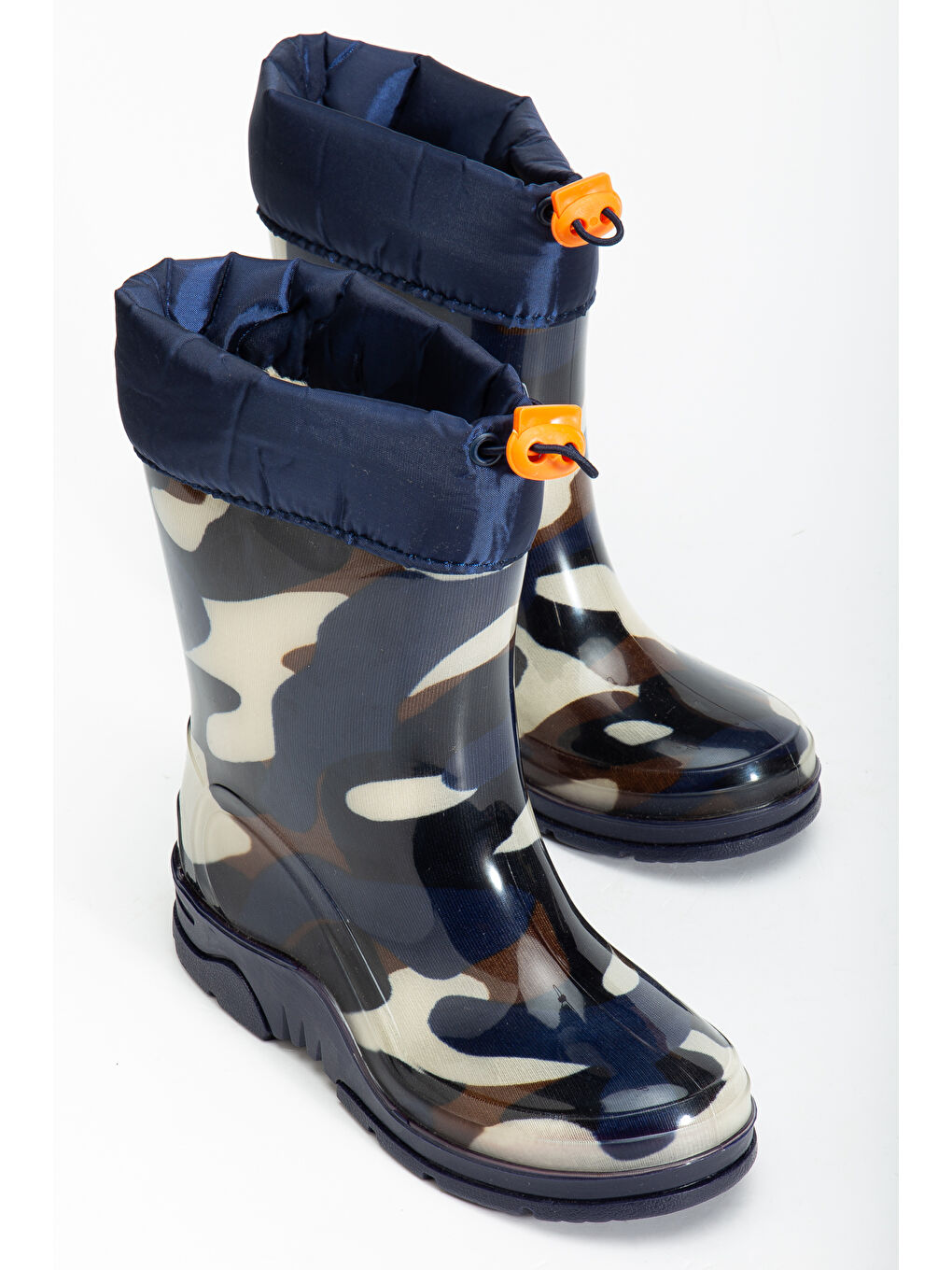 Lacivert Arısan Termal Kürklü Soğuk Geçirmez Unisex Çocuk Çizme-2