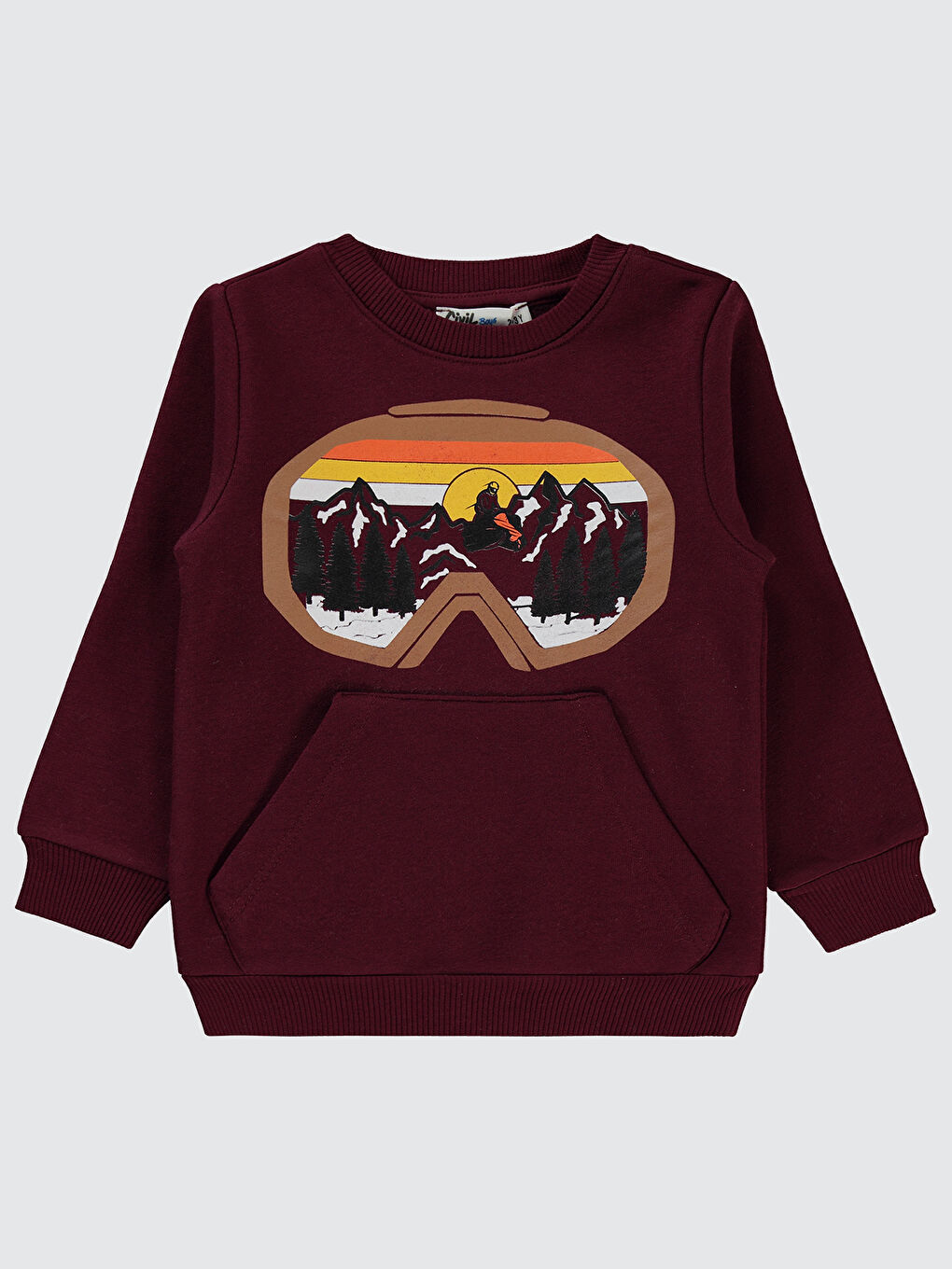 Civil Boys Erkek Çocuk Sweatshirt 2-5 Yaş Bordo