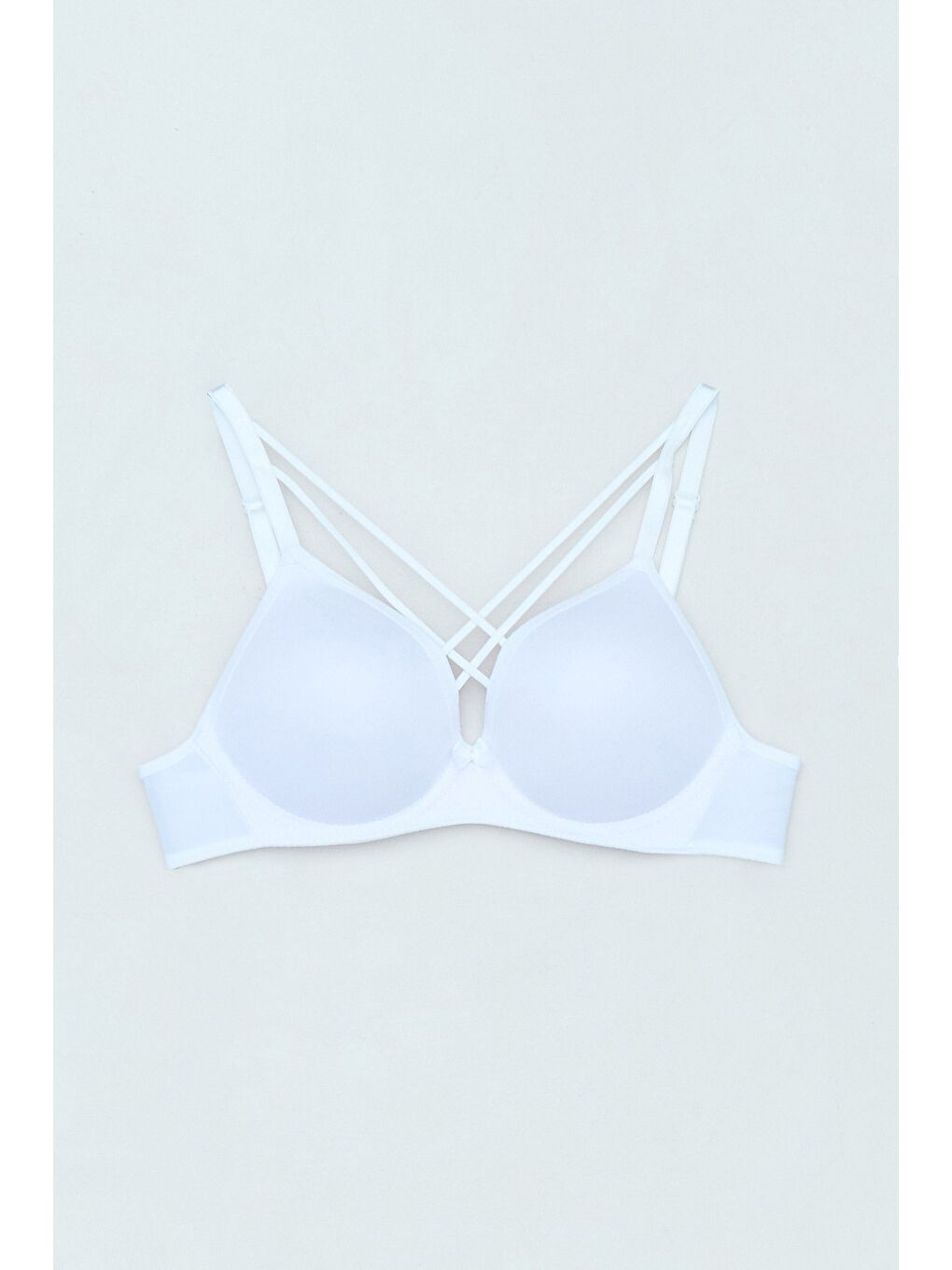 Beyaz Destekli Çapraz Sütyen
