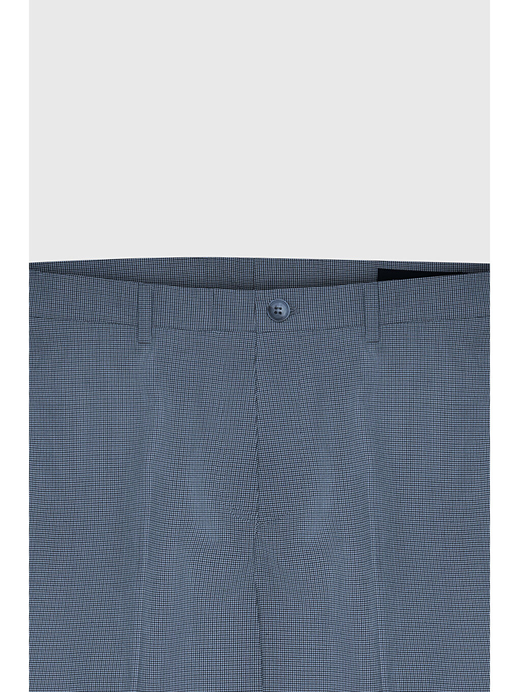 Erkek Koyu Mavi-Mavi Slim Fit Dar Kesim Yan Cepli Desenli Beli Lastikli Pantolon-6