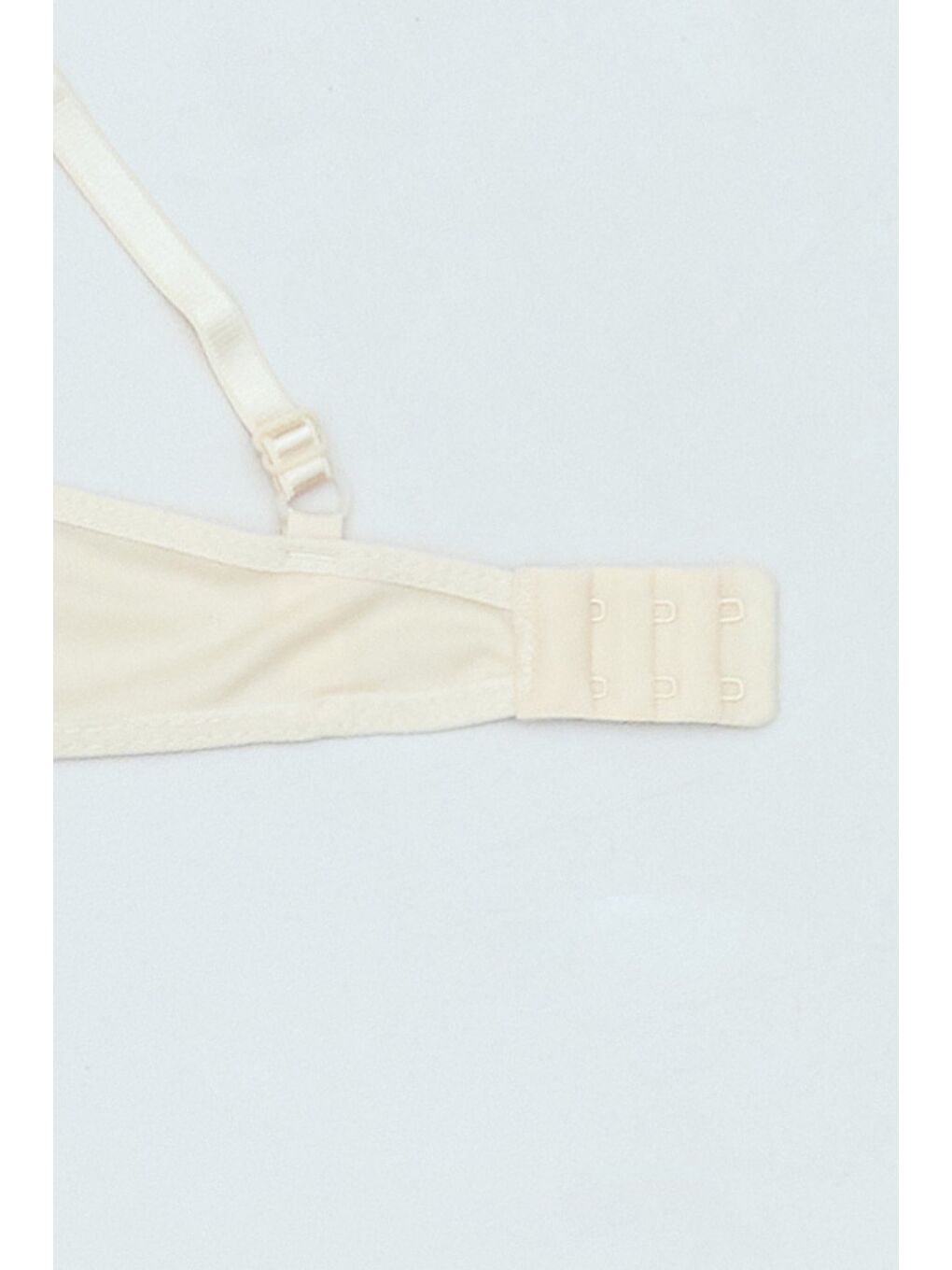 Bej Desteksiz Çapraz Sütyen-1