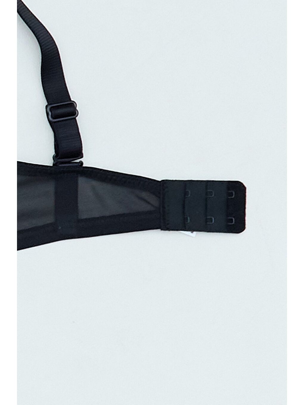 Siyah Benekli Desteksiz Straplez Sütyen-1