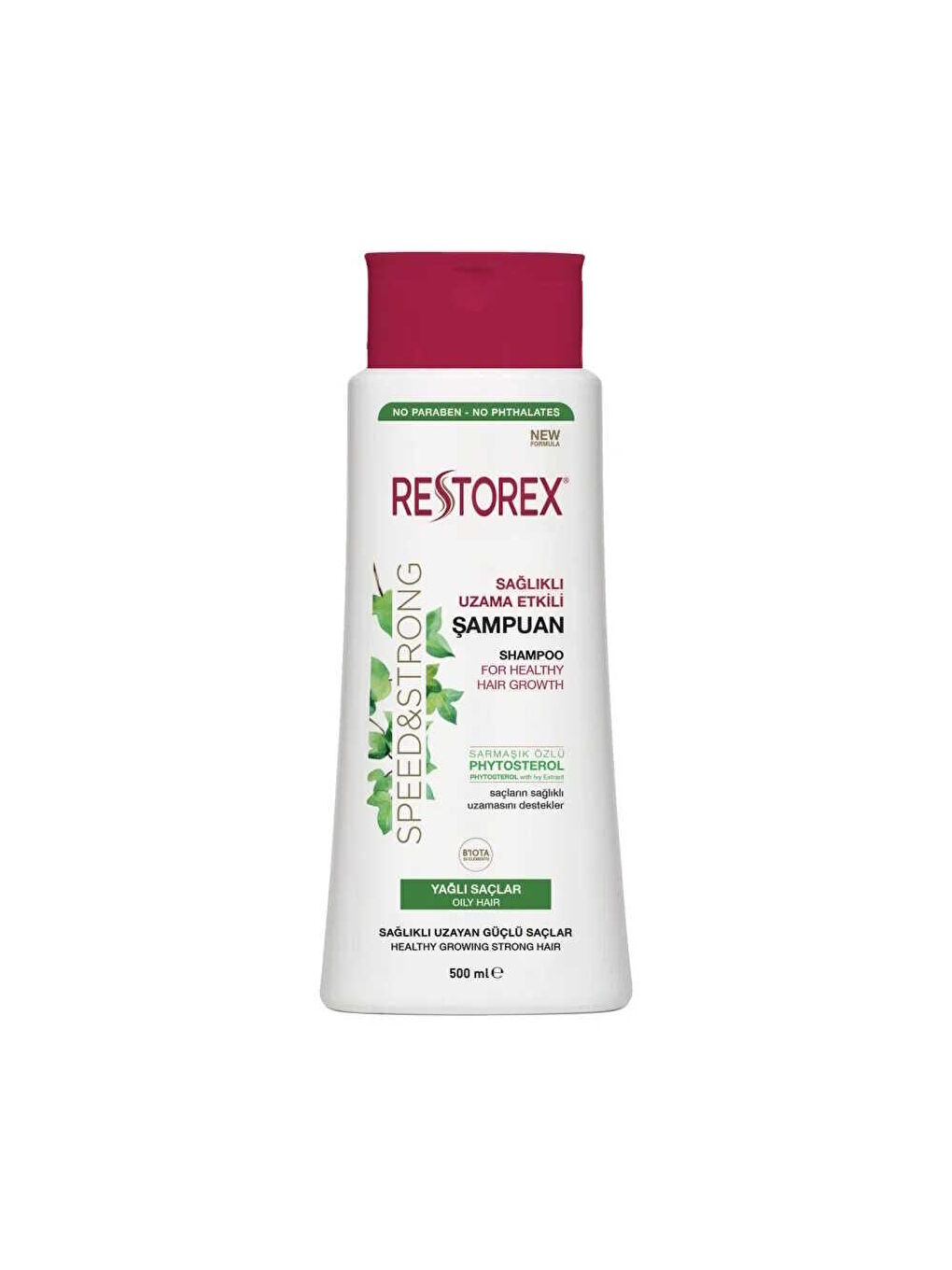 Restorex Speed and Strong Sağlıklı Uzama Etkili Şampuan 500ml Yağlı Saçlar