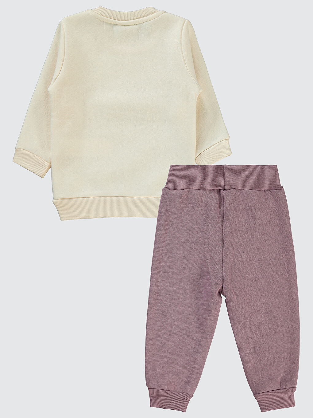 Lila Kız Bebek Eşofman Takım-1