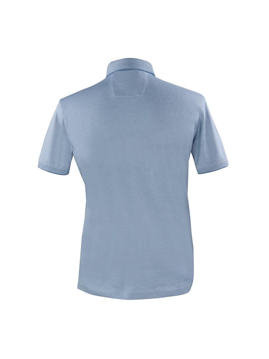 Mavi Slim Fit Dar Kalıp Düğmeli Polo Yaka Düz Kısa Kollu Pamuklu Tişört-1