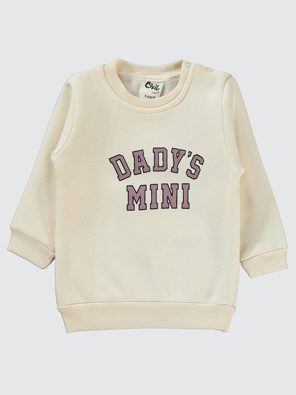 Lila Kız Bebek Eşofman Takım-2